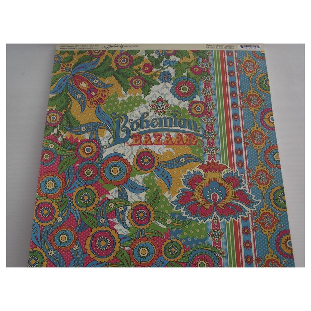Papel de scrap Bohemian Bazar