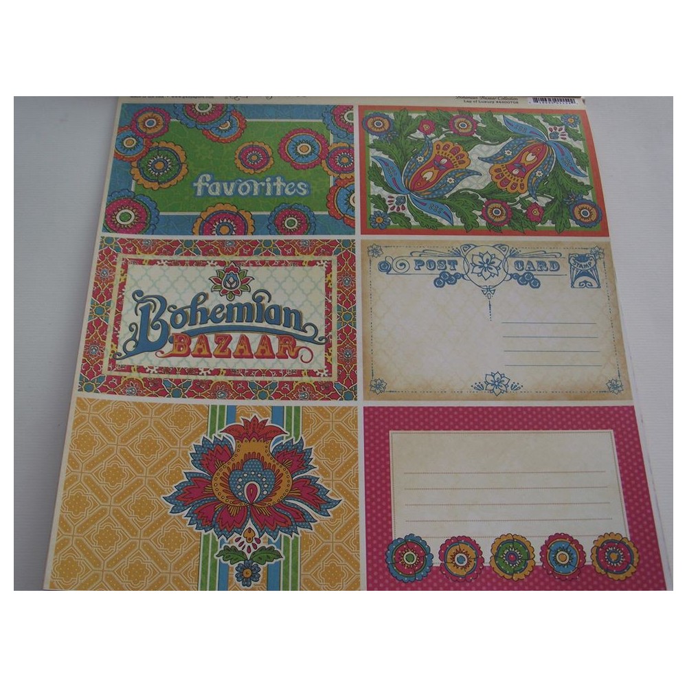 Papel de scrap Bohemian Bazar