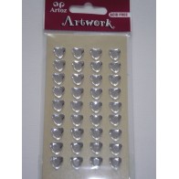 Brilhantes adesivos coração