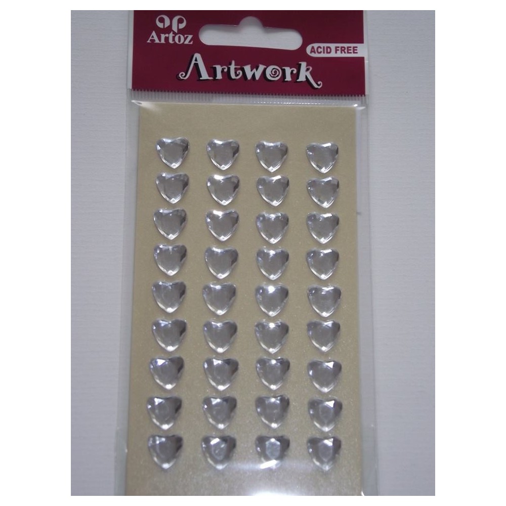 Brilhantes adesivos coração