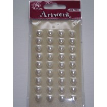 Pérolas adesivas coração