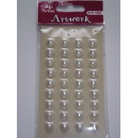 Pérolas adesivas coração