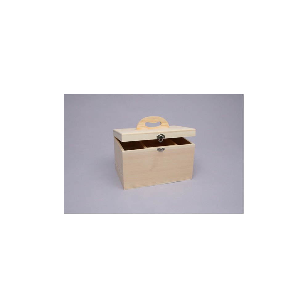 Caixa para costura de 2 andares com pega