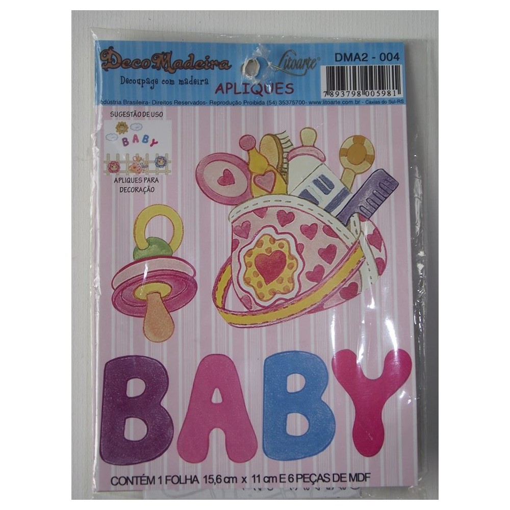 Aplicações de bebé menina