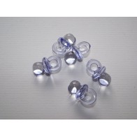 Conjunto de 5 chupetas roxas