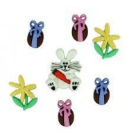 Botões coelhinho da Páscoa