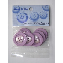 Botões com corações