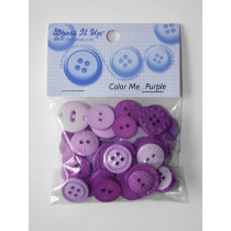 Botões diversos tamanhos lilás