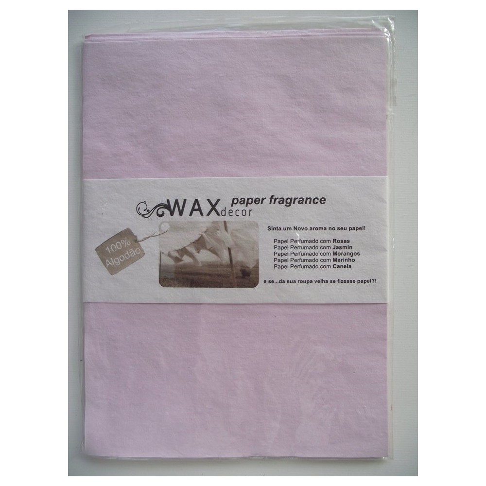 Pack 10 folhas de papel 100% algodão