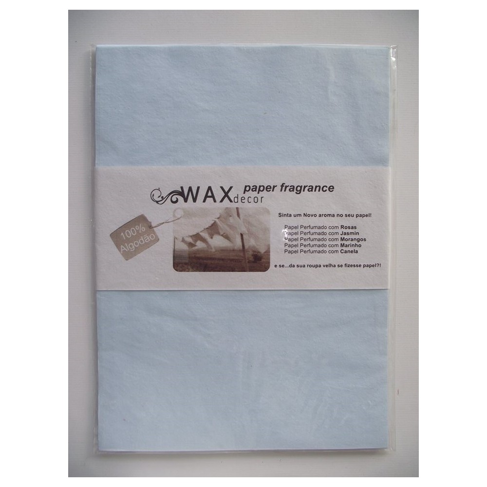 Pack 10 folhas de papel 100% algodão