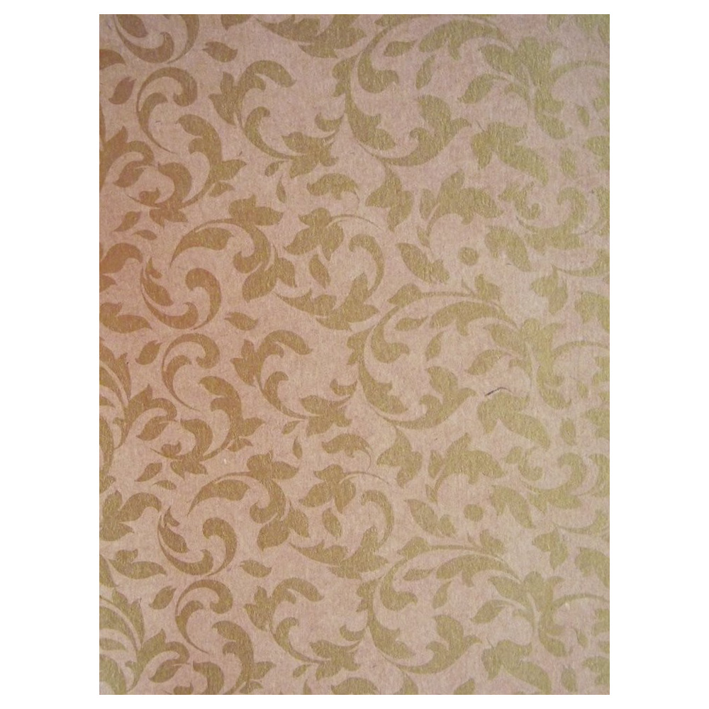 Cartolina Kraft barroco ouro