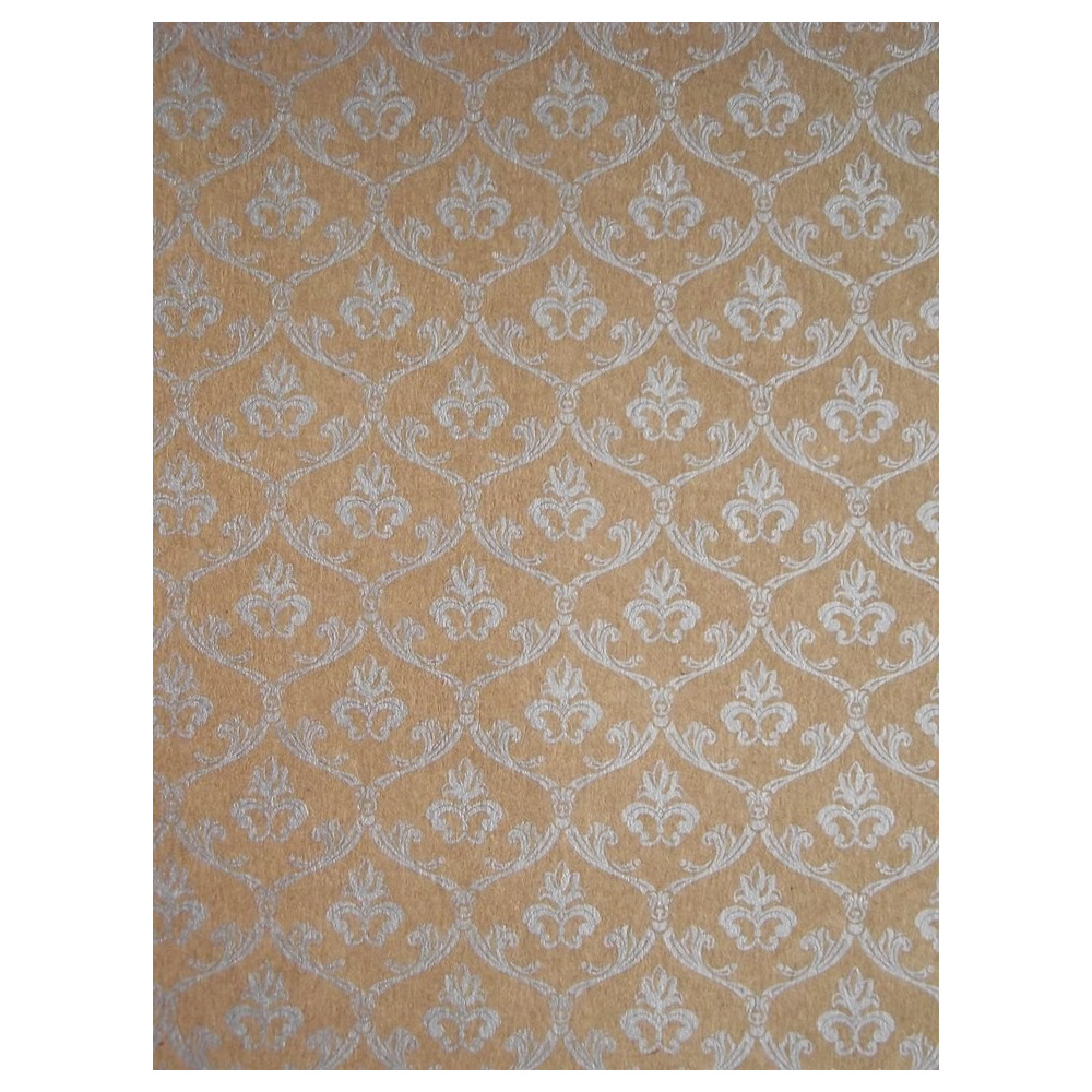 Cartolina Kraft victorian prata