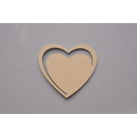 Coração com recorte