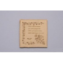 Placa Lenço dos Namorados