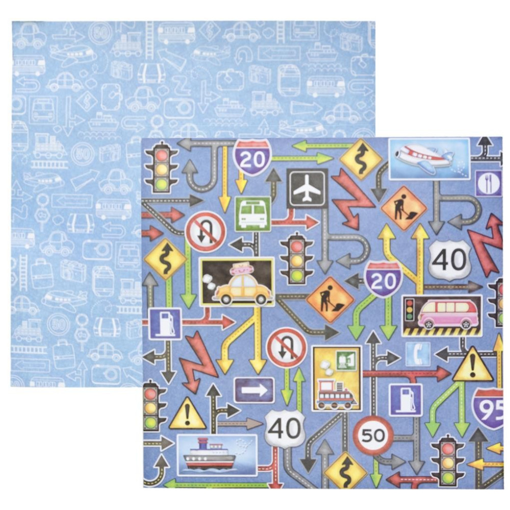 Papel de scrap sinalização