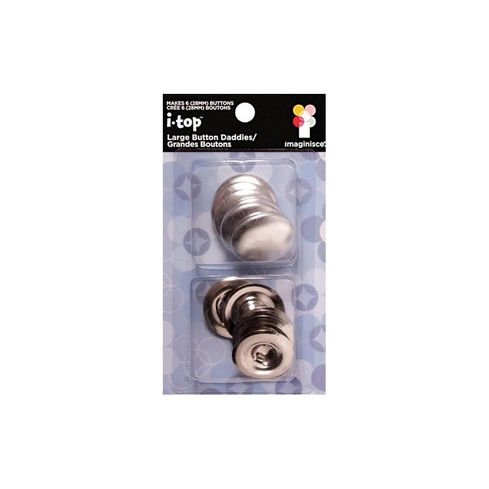 Botões para forrar e de coser ao tecido de 22mm