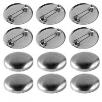Botões para forrar com alfinete 34mm