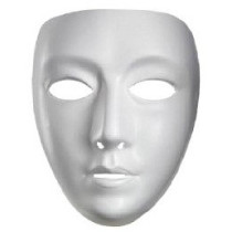 Máscara plástica