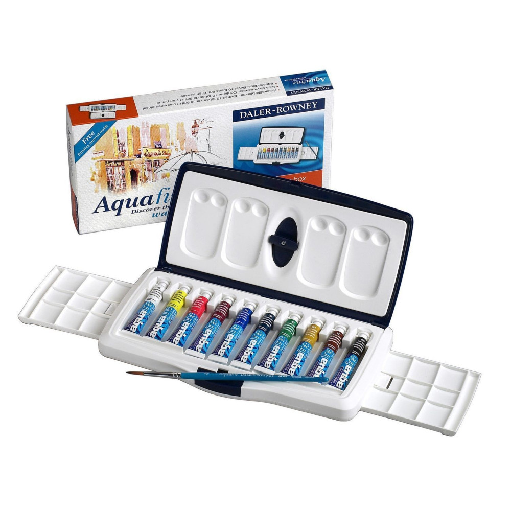 Caixa de 10 aguarelas Daler Rowney