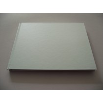 Livro de honra horizontal metalizado azul A5