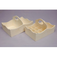 Caixa para arrumação com divisórias