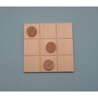 Suporte com peças para jogo do galo