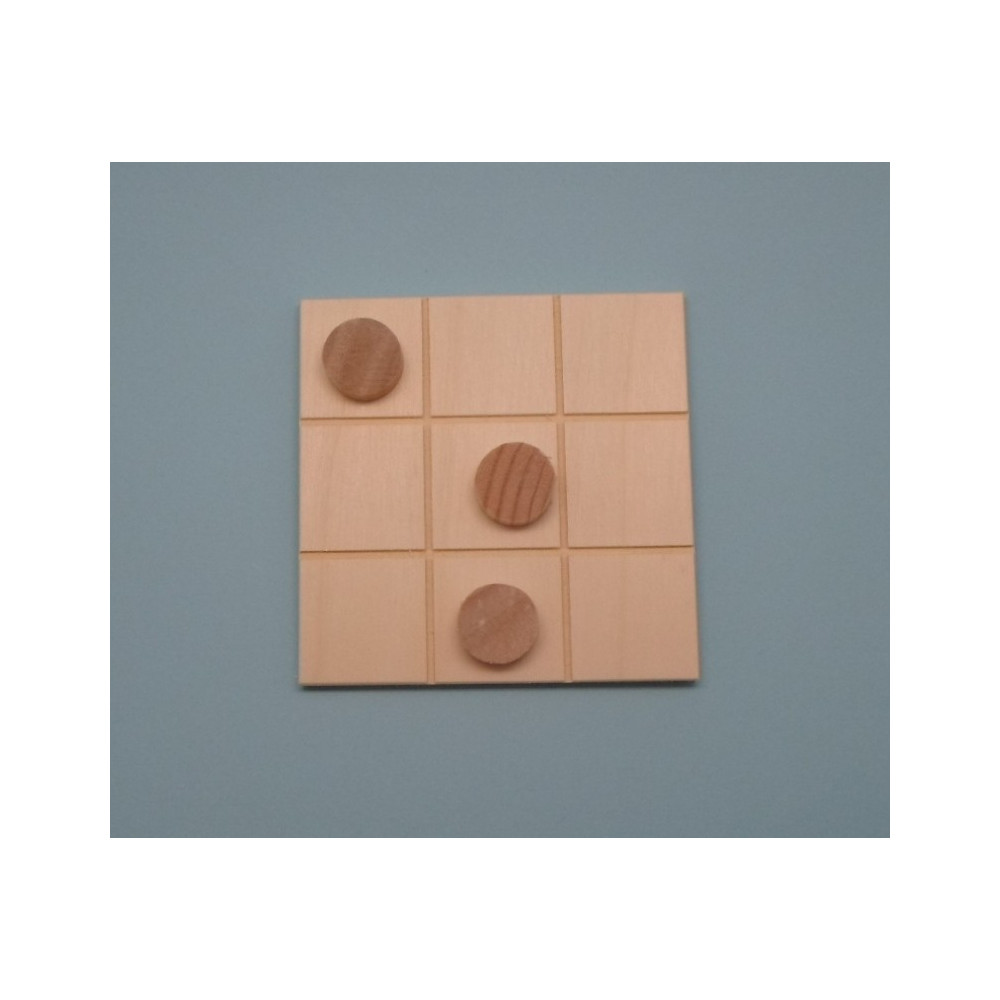 Suporte com peças para jogo do galo