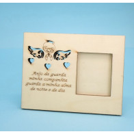 Moldura com oração anjo da guarda