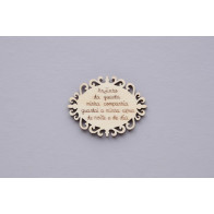 Oração anjo da guarda rendilhada