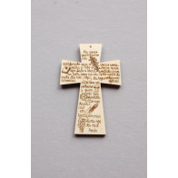 Cruz com oração do Pai Nosso