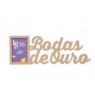 Moldura Bodas de Ouro