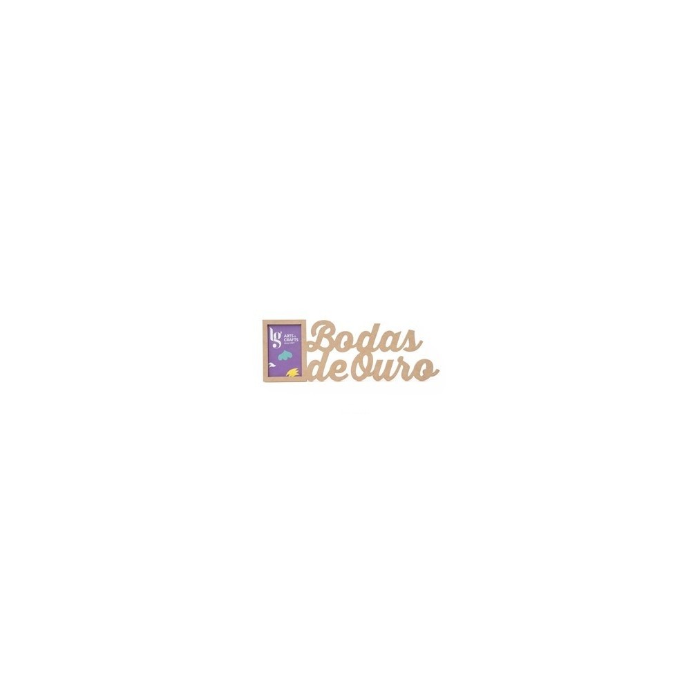Moldura Bodas de Ouro