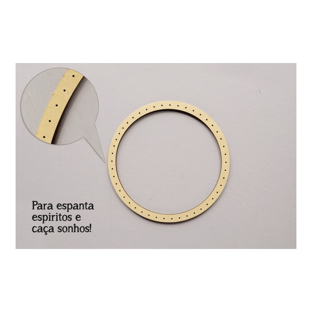 Círculo com furos