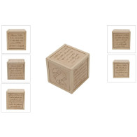 Cubo com faces oração