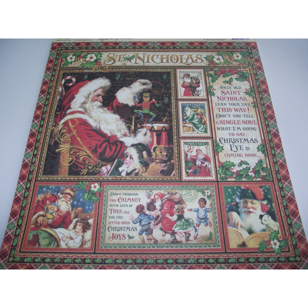 Papel de Scrap St Nicholas Graphic 45