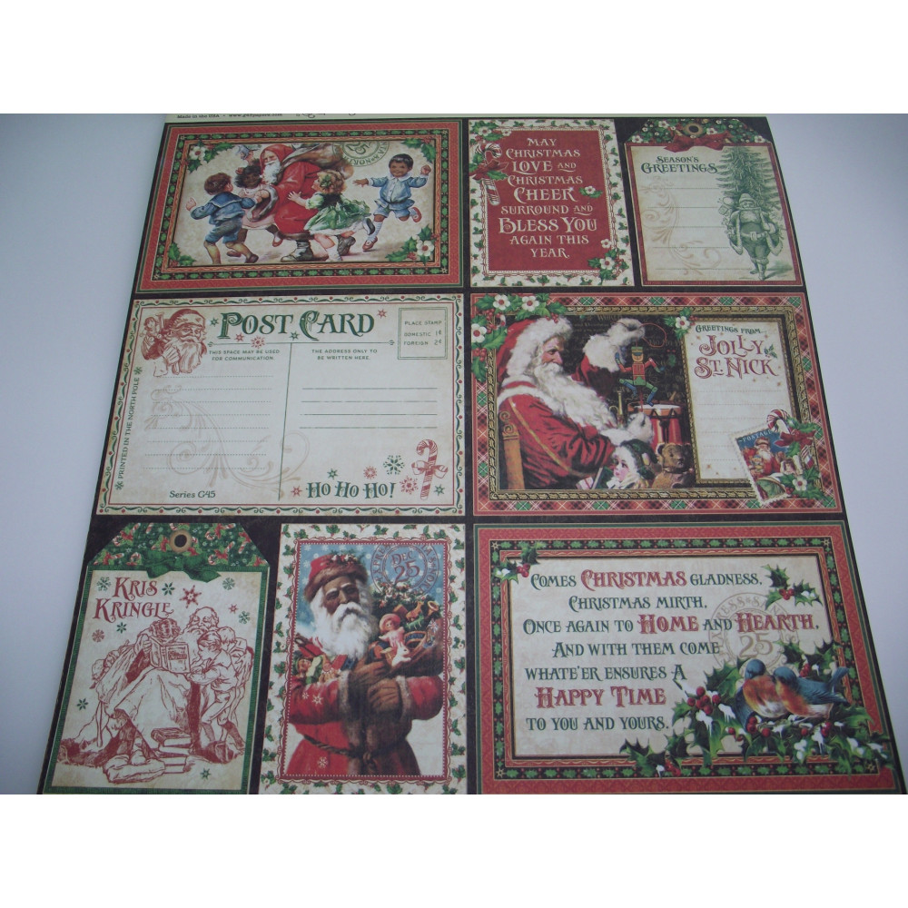 Papel de Scrap St Nicholas Graphic 45