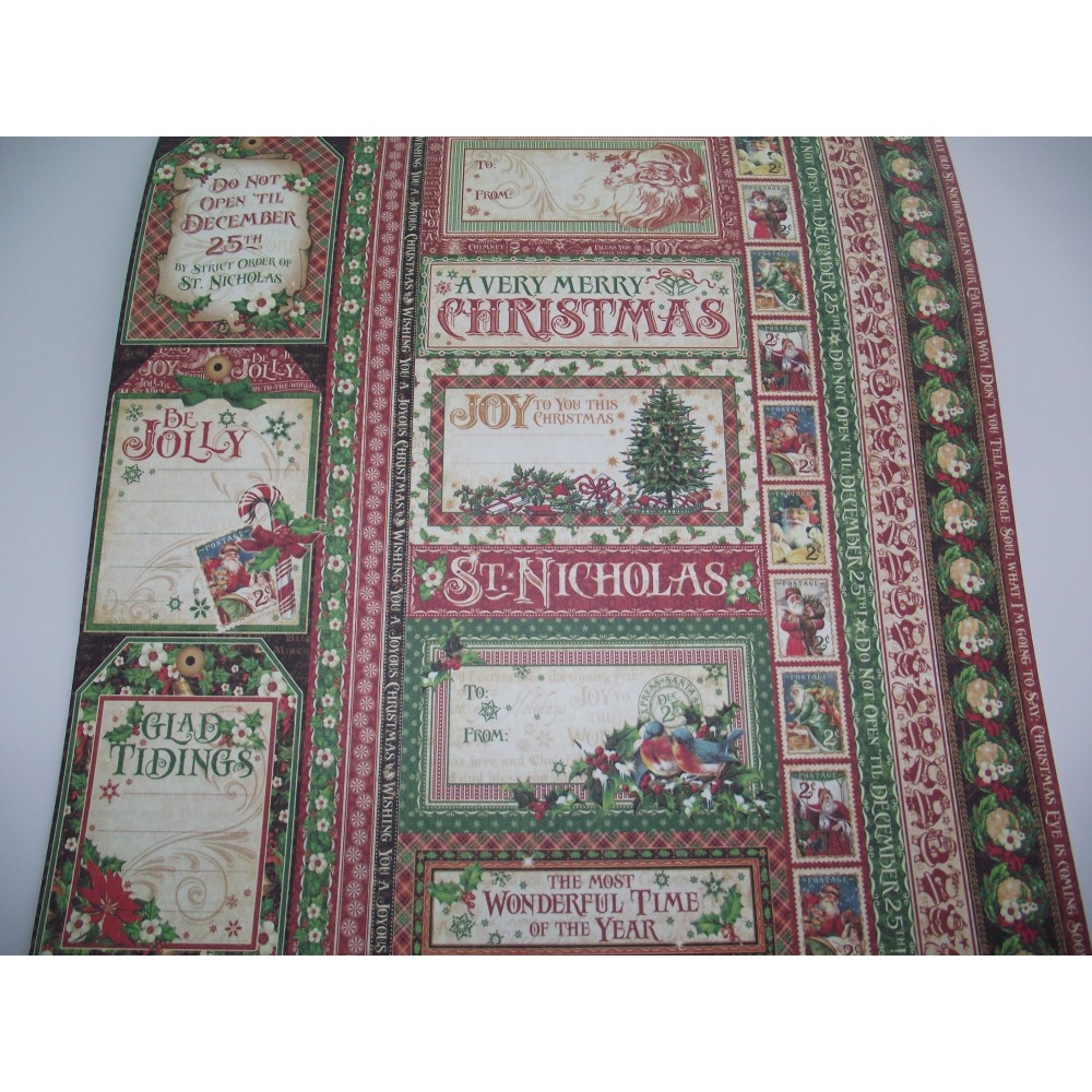 Papel de Scrap St Nicholas Graphic 45