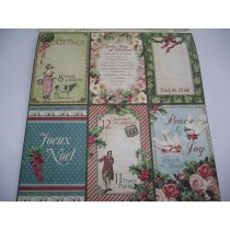 Papel de Scrap Twelve Days of Christmas Graphic 45