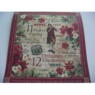 Papel de Scrap Twelve Days of Christmas Graphic 45