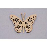 Borboleta com flores