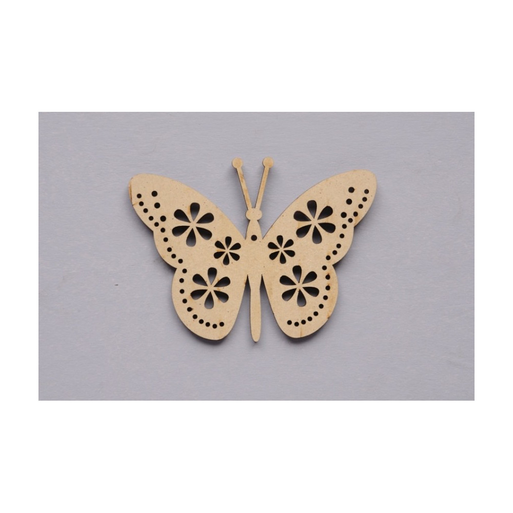 Borboleta com flores