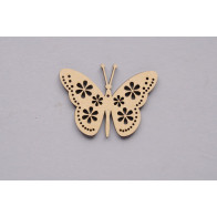 Borboleta com flores