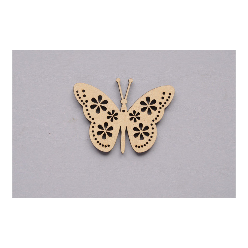 Borboleta com flores