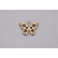 Borboleta com flores