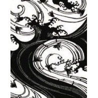 Papel contracolado 23x30 linha Preto e Branco