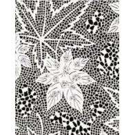 Papel contracolado 23x30 linha Preto e Branco