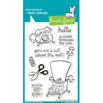Conjunto de carimbos de silicone Lawn Fawn