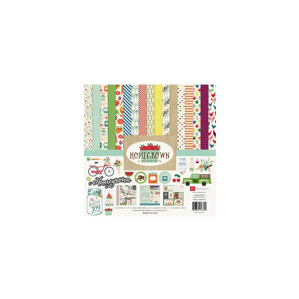 Bloco de papel de scrap Homegrown 