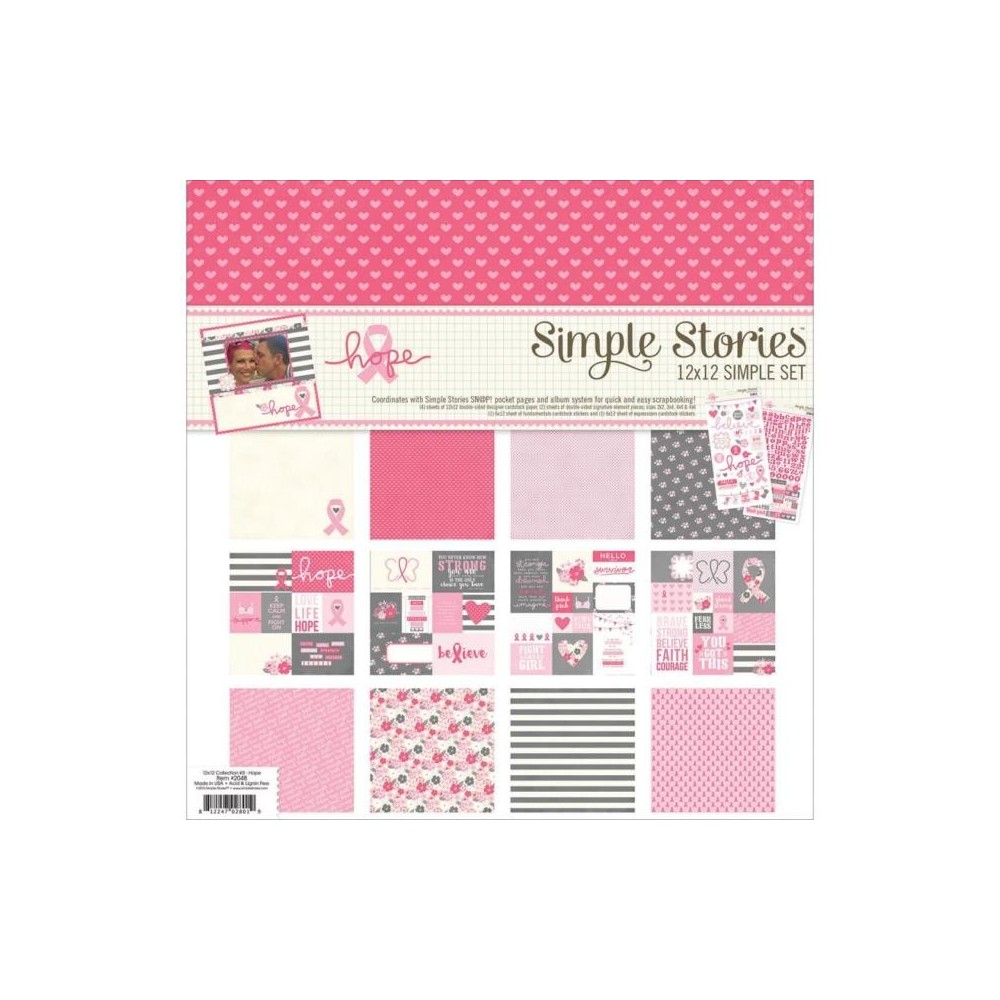 Bloco de papel de scrap Hope
