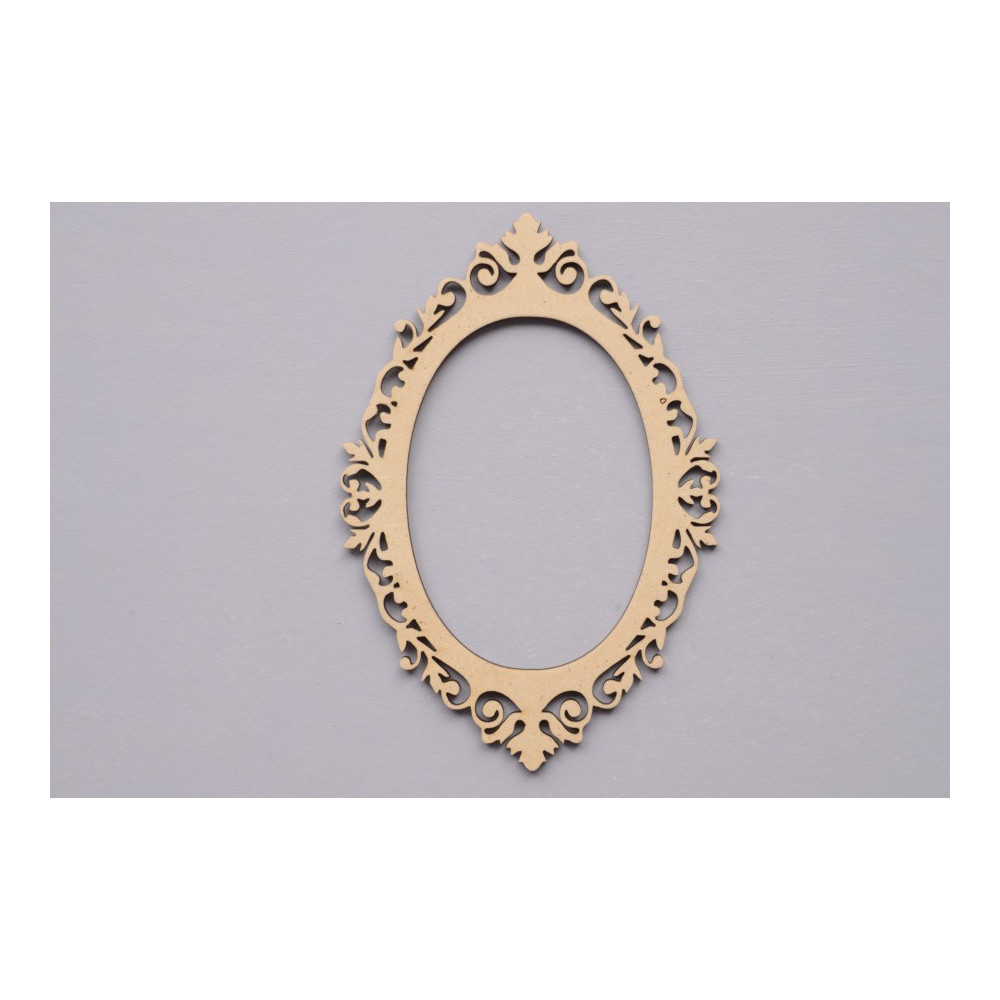 Moldura oval